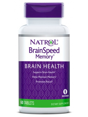 Natrol BrainSpeed Memory 60 таб.