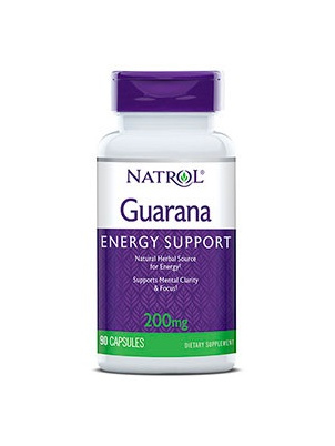 Natrol Guarana 200 mg 90 caps 90 капсул