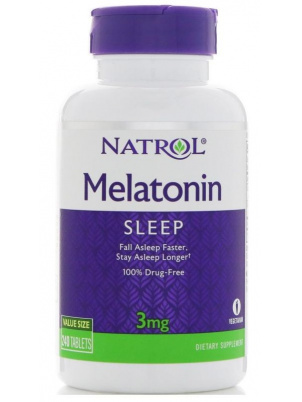 Natrol Melatonin 3mg 240tab 240 таблеток