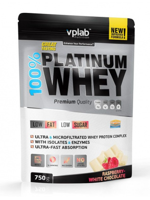 VP  Laboratory 100% Platinum Whey Protein 750g 