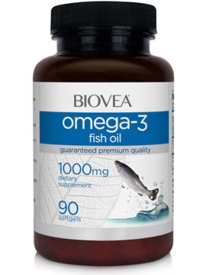 Biovea Omega-3 1000mg (No lemon oil) 90 sgels 90 капсул
