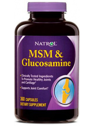 Natrol Glucosamine MSM 360cap 360 капсул