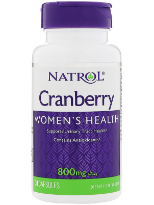 Natrol Cranberry Extract 800mg 30 cap 30 капсул