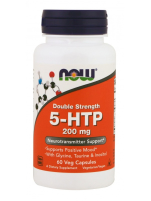 NOW  5-HTP 200mg 60 cap 60 капсул
