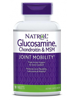 Natrol Glucosamine Chondroitin MSM 90tab 90 таб.