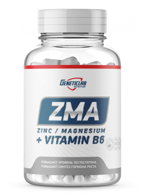 Geneticlab Genetic Lab / ZMA + Vitamin B6  60 cap 60 капсул
