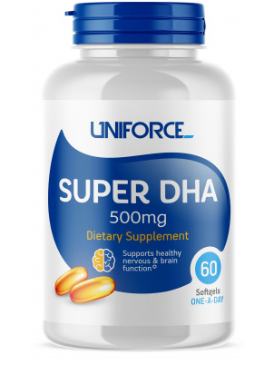 Uniforce  Super DHA 500mg  60cap 60 капсул