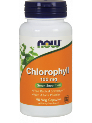 NOW  Chlorophyll 100mg 90cap 90 капс.
