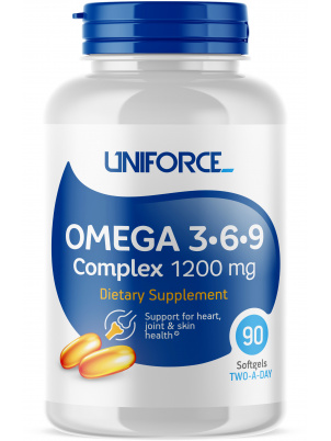 Uniforce  Omega-3-6-9 Complex 1200mg 90cap 90 капсул