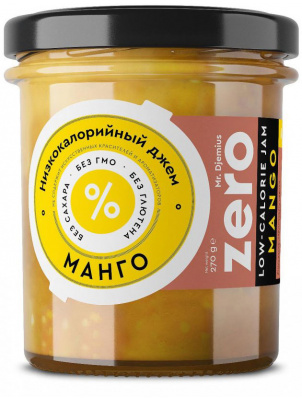 Mr. Djemius zero Низкокалорийный джем Манго 270 гр 270 гр