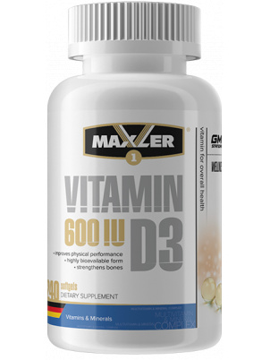 Maxler Vitamin D3  240 cap 240 капс