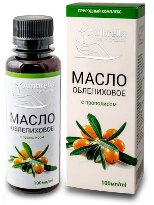 Ambrella Масло облепиховое с прополисом 100 мл 100 мл