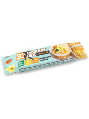 ProteinRex Протеиновый батончик 33%  LOW CARB  35g  Миндальный Маффин 35 г