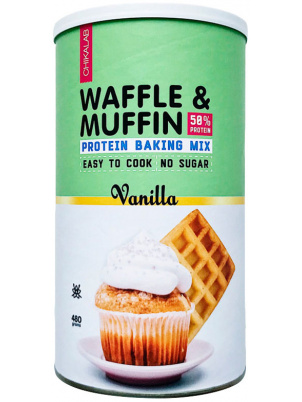 CHIKALAB Waffle & Muffin Protein Baking Mix 480g Ваниль 480 г