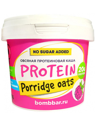 Bombbar Протеиновая овсяная c малиной Protein Porridge Oats 75g  75 г