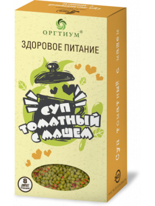 Оргтиум Суп с томатом и машем, 180г (маш экологический) 180 г