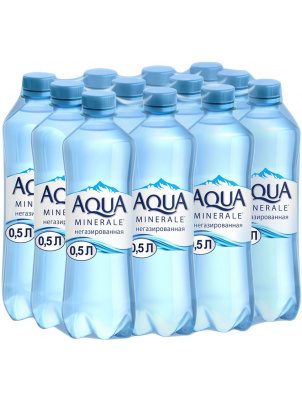 Aqua Minerale Вода негазированная, питьевая 12шт х 500мл
