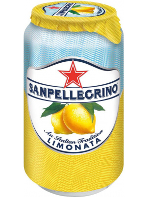 San Pellegrino Газированный напиток Lemonata, Лимон 330мл