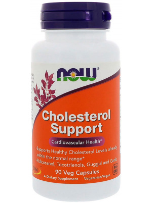 NOW  Cholesterol Support  90 cap 90 капс