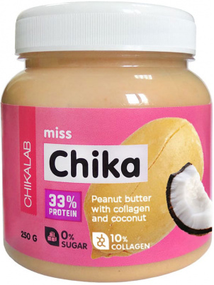 CHIKALAB CHIKALAB/ Арахисовая паста с кокосом MISS CHIKA 250g 250 г