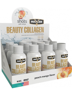 Maxler Beauty Collagen Shots 12 x 60ml Peach-Mango 12 шт