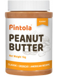 PINTOLA Арахисовая паста  Crunchy Classic (с кусочками арахиса), 1000г