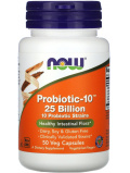 NOW  NOW / Probiotic-10, 25 млрд  50 cap