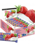 Beauty Fit Натуральные низкоуглеводные батончики с протеином 13шт х 60гр Клубника Fresh