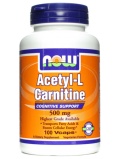 NOW  Acetil L-Carnitine 500mg 100 cap