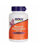 NOW  Natural Resveratrol 200mg 120 vcap