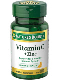 Natures Bounty Витамин С плюс Цинк 60 таб