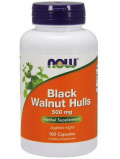 NOW  Black Walnut Hulls 500 мг 100cap
