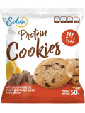 Solvie  Печенье протеиновое 50гр  апельсиновое с шоколадными чипсами