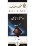 LINDT Excellence темный шоколад с морской солью 100г