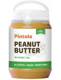 PINTOLA Арахисовая паста  Creamy Natural (без сахара) 100% арахис, 2500г