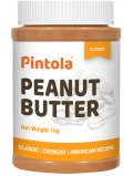 PINTOLA Арахисовая паста  Crunchy Classic (с кусочками арахиса), 1000г