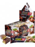 Power Pro  Протеиновый батончик с цельными орехами POWER PRO 20шт х 60г Фисташковое пралине