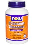 NOW  Potassium Gluconate 99mg 250 tab