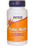 NOW  Folic Acid & B12 800mcg 250 tab