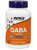 NOW  GABA 750mg 100 cap