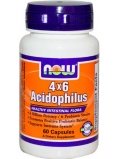 NOW  4X6 Acidophilus 60 cap