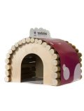 Zoobaloo Домик для грызунов овальный большой, 23х20х17см, арт.610