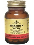 Солгар Витамин К 100 мкг 100 таб