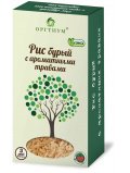 Оргтиум Рис бурый экологическое с ароматными травами 180г
