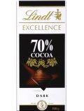 LINDT Excellence горький шоколад 70% какао 100г