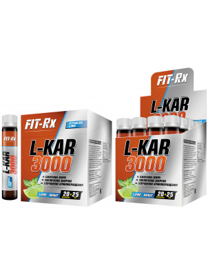 FIT-Rx L-Kar 3000 Box 20amp x 25ml 20 флаконов по 25 мл