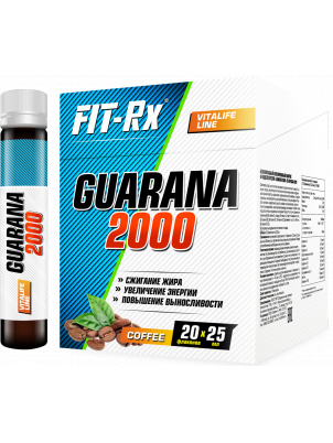 FIT-Rx Guarana 2000 Box 20amp x 25 ml