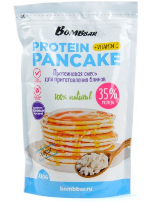 Bombbar Protein Pancake Протеиновая смесь для приготовления блинов 420g Творог 420 г