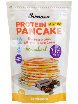 Bombbar Protein Pancake Протеиновая смесь для приготовления блинов 420g Шоколад