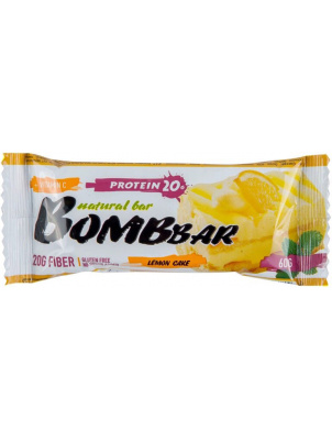 Bombbar Протеиновый батончик 60g Лимонный Торт 60 г